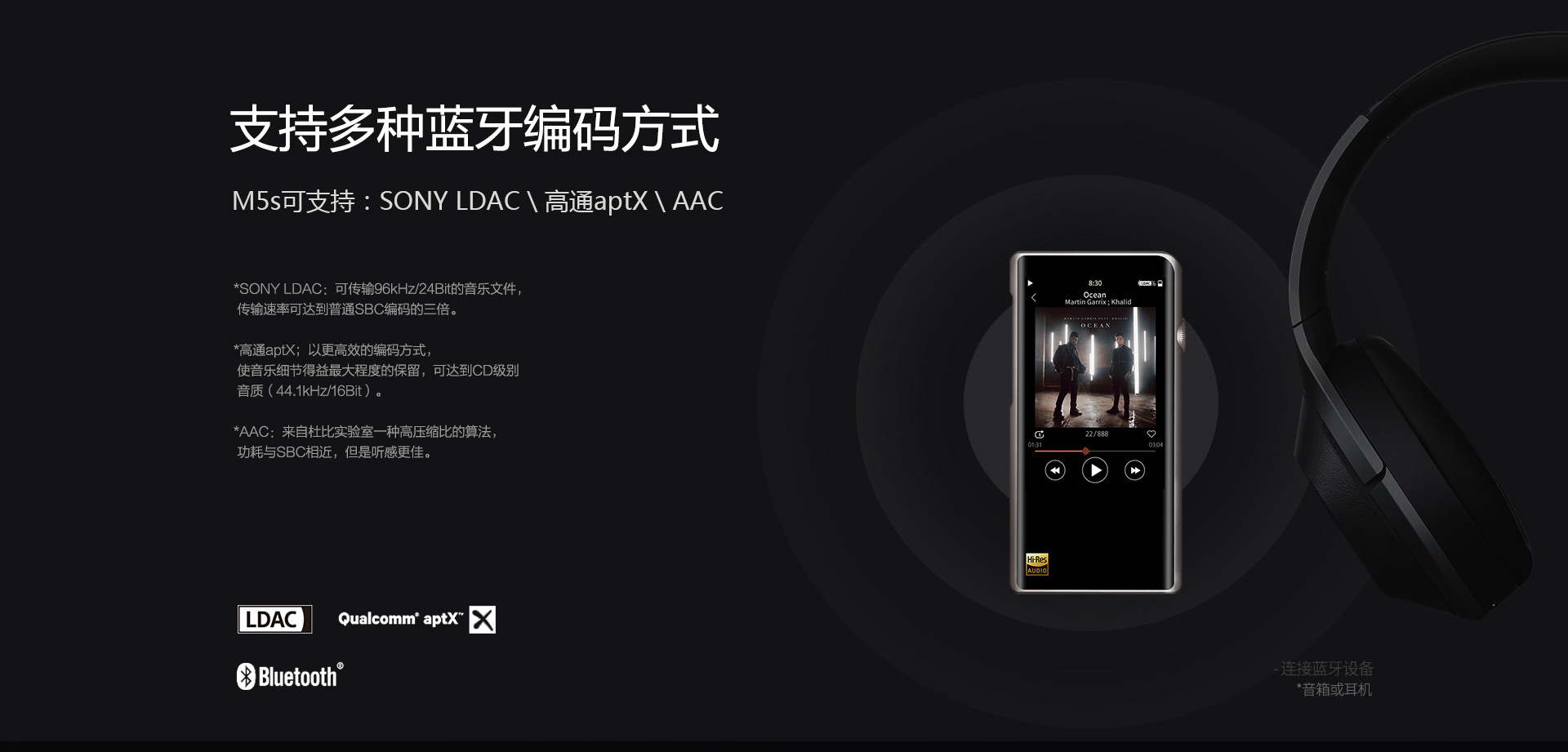 M5s高清无损音乐播放器
