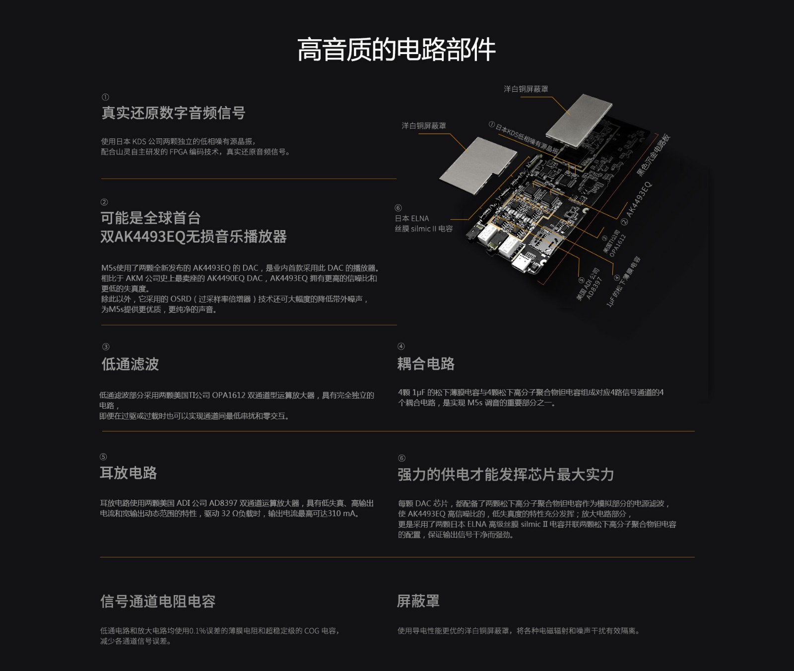 M5s高清无损音乐播放器