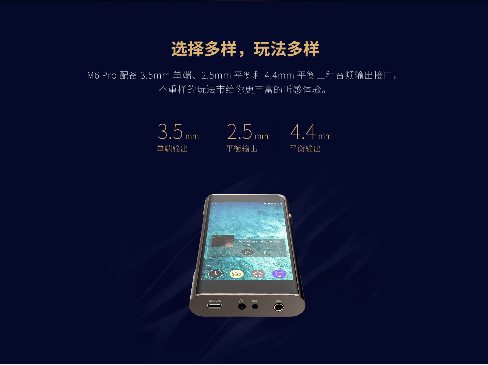 M6 Pro 安卓无损音乐播放器